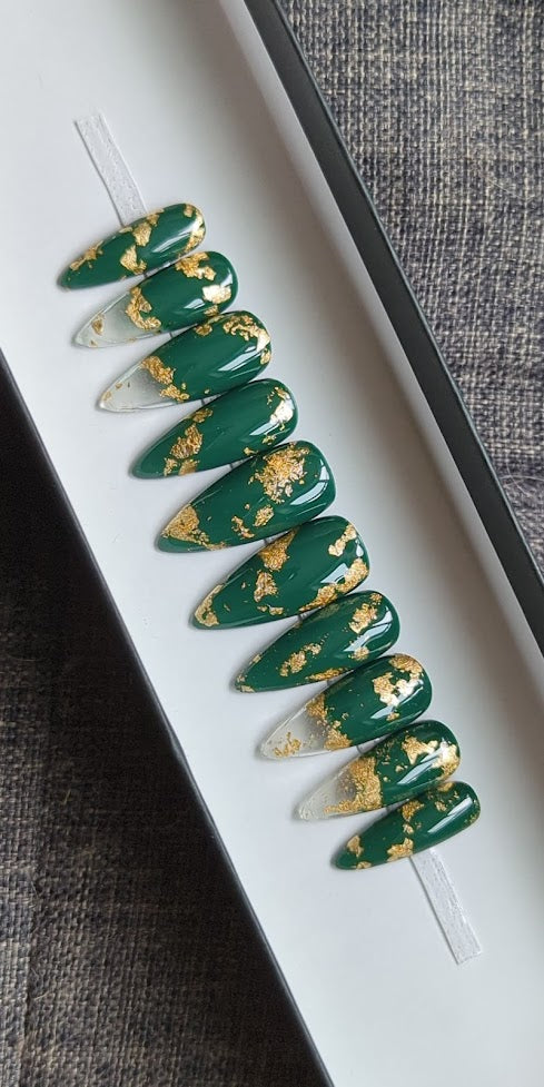 Emerald & Gold Foil